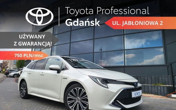 pomorskie Toyota Corolla cena 107900 przebieg: 77694, rok produkcji 2020 z Drzewica